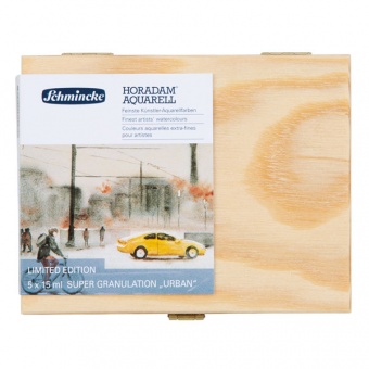 COFFRET BOIS 5 TUBES 15 ML HORADAM SUPER GRANULANTES URBAN