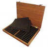 COFFRET EN PIN POUR 24 PASTELS