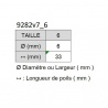 PINCEAU DE VOYAGE FIBRES MIXTES LAVIS SUR PLUME SERIE 9282