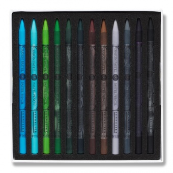 BOITE 24 CRAYONS PASTELS ASSORTIS