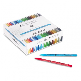 BOITE 24 CRAYONS PASTELS PAYSAGE