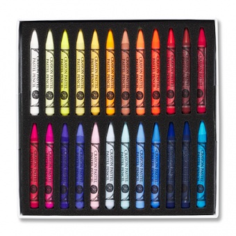 BOITE 48 DEMI CRAYONS PASTELS ASSORTIS