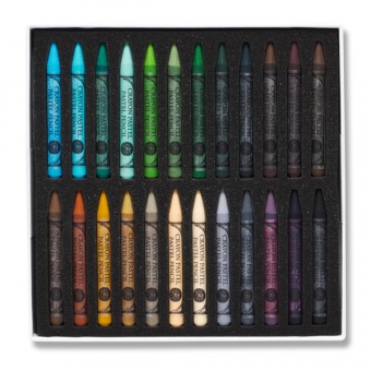 BOITE 48 DEMI CRAYONS PASTELS ASSORTIS