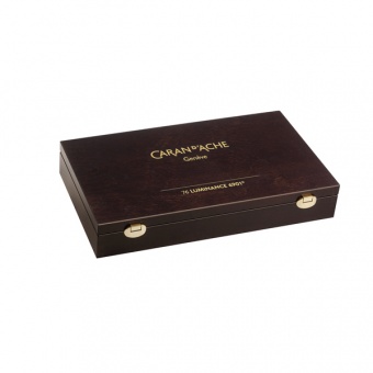 COFFRET BOIS DE 82 CRAYONS DE COULEUR  LUMINANCE + 2 FULL BLENDER