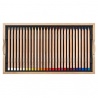 COFFRET BOIS DE 100 CRAYONS DE COULEUR LUMINANCE + ACCESSOIRES