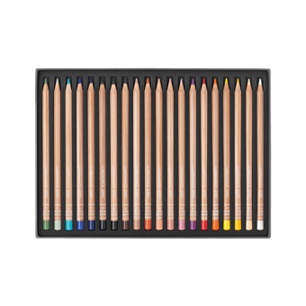 BOÎTE CARTON DE 20 CRAYONS DE COULEUR LUMINANCE ASSORTIMENT PORTRAIT