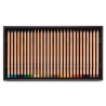 COFFRET BOIS DE 82 CRAYONS DE COULEUR  LUMINANCE + 2 FULL BLENDER