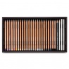 COFFRET BOIS DE 82 CRAYONS DE COULEUR  LUMINANCE + 2 FULL BLENDER