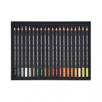 BOÎTE CARTON DE 40 CRAYONS DE COULEUR AQUARELLE ARTIST MUSEUM