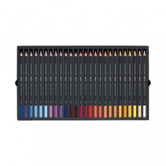 BOÎTE CARTON DE 76 CRAYONS DE COULEUR AQUARELLE ARTIST MUSEUM + 2 BLENDER