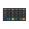 COFFRET BOIS DE 80 CRAYONS DE COULEUR AQUARELLE ARTIST MUSEUM + 3 CRAYONS GRAPHITE