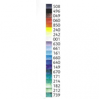 BOÎTE CARTON DE 20 CRAYONS DE COULEUR AQUARELLE ARTIST MUSEUM MARINE
