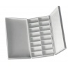 PALETTE BOITE METALLIQUE LAQUEE BLANC - 16 ALVEOLES