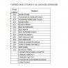 COFFRET BOIS 15 TUBES 21 ML ET ACCESSOIRES