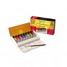 BOITE AQUARELLE VOYAGE 8 TUBES 10ML 1 PINCEAU