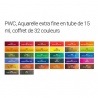SHIN HAN AQUARELLE PWC EXTRA 32 TUBES 15 ML