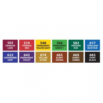 COFFRET EN ABS 12 DEMI GODETS COULEURS + 6 VIDES + PINCEAU