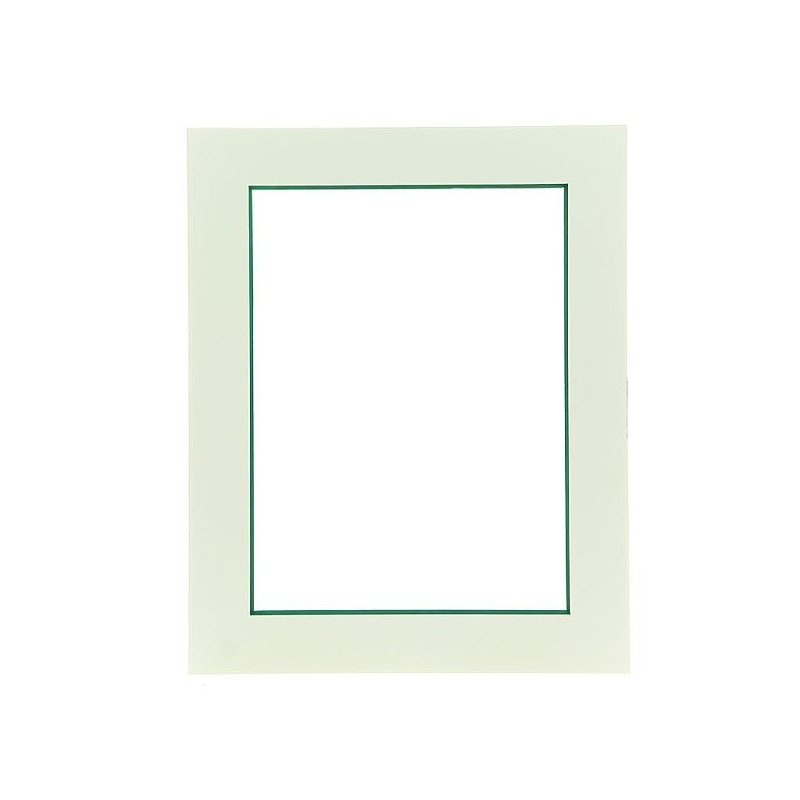 VERGE BLANC MARGE 8 VERT GAZON