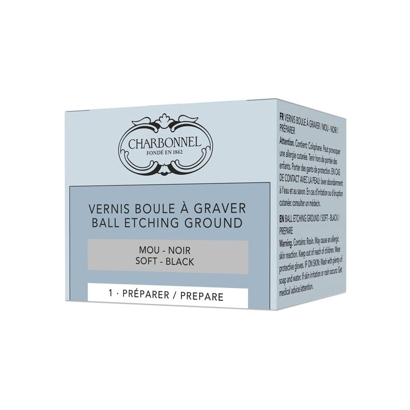 VERNIS BOULE A GRAVER CHARBONNEL NOIR MOU