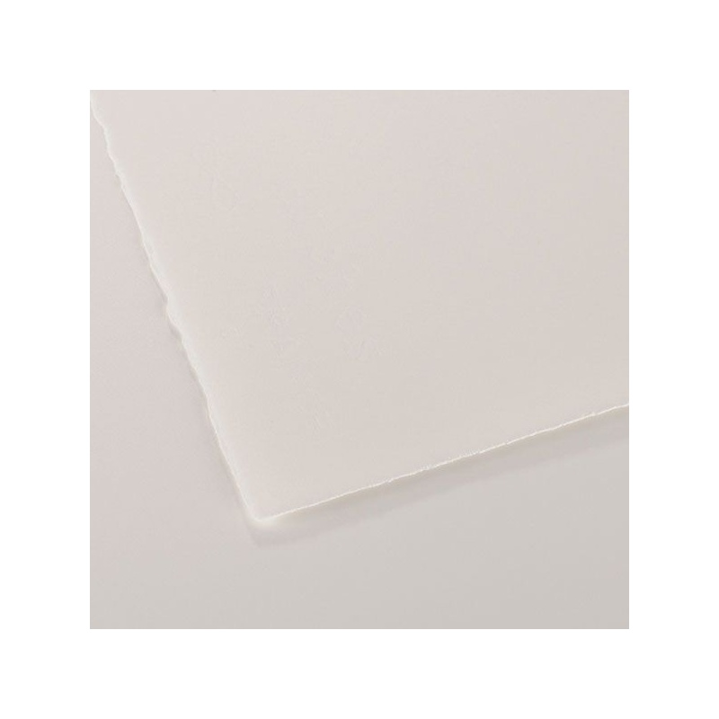 FEUILLE ARCHES AQUARELLE 56 X 76 300G GRAIN SATIN BLANC NATUREL