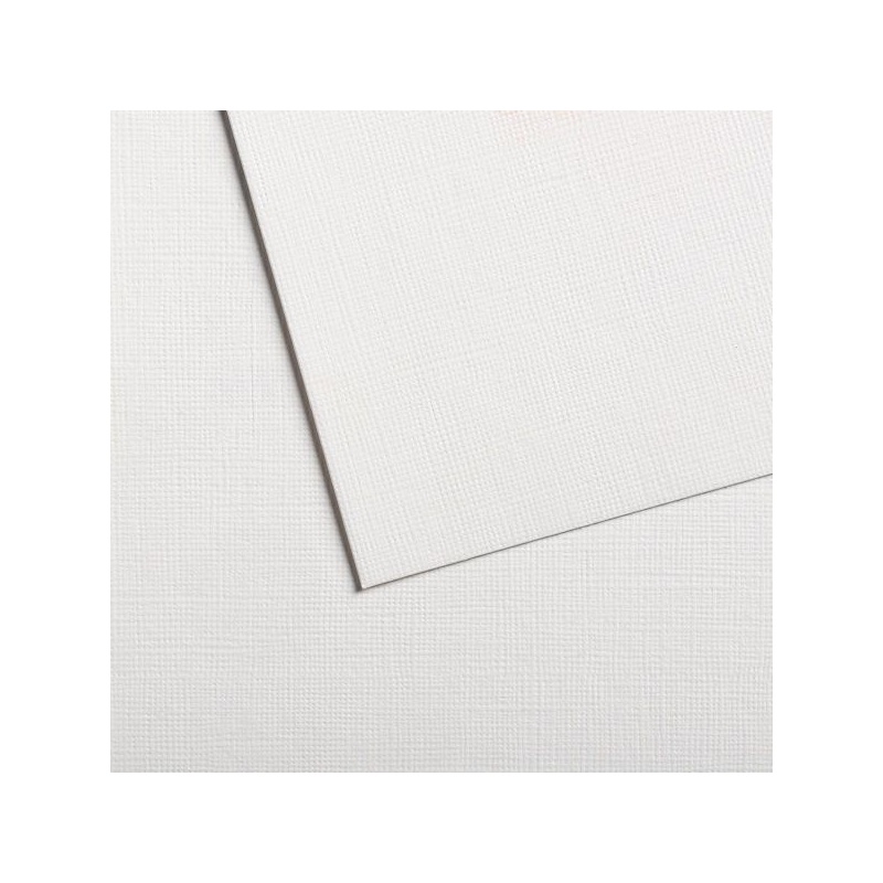CANSON ACRYLIC FEUILLE 50 X 65 400 G BLANC - GRAIN TEXTURE TOILE