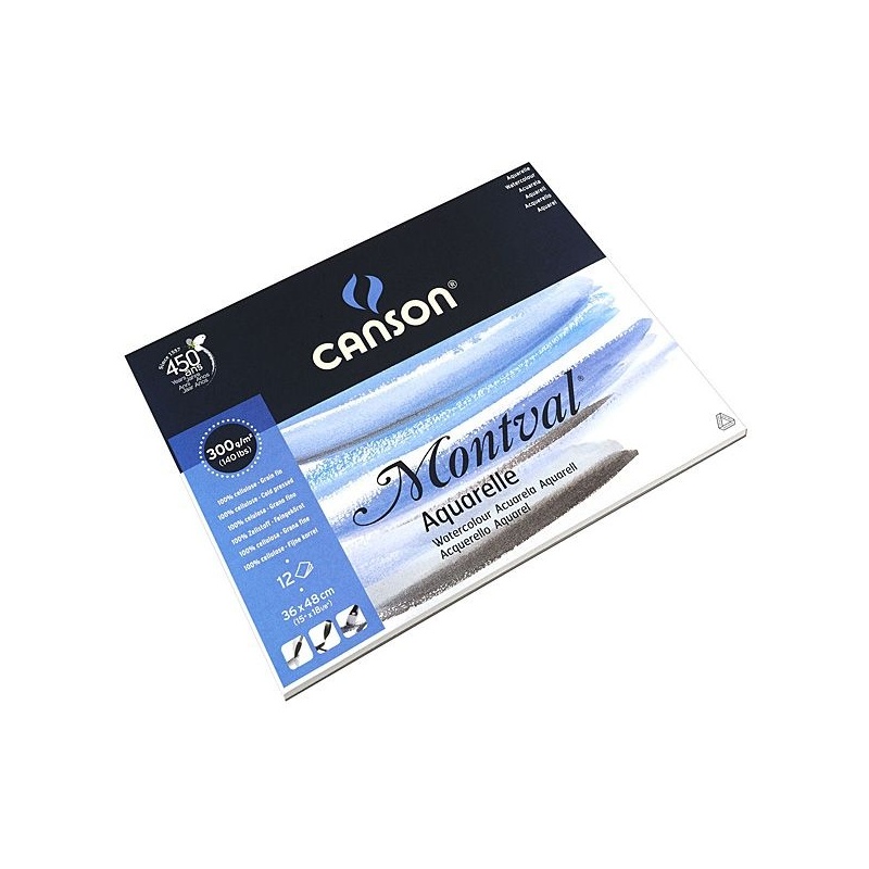 MONTVAL BLOC COLLE 1 COTE 12 FEUILLES 300G GRAIN FIN BLANC NATUREL