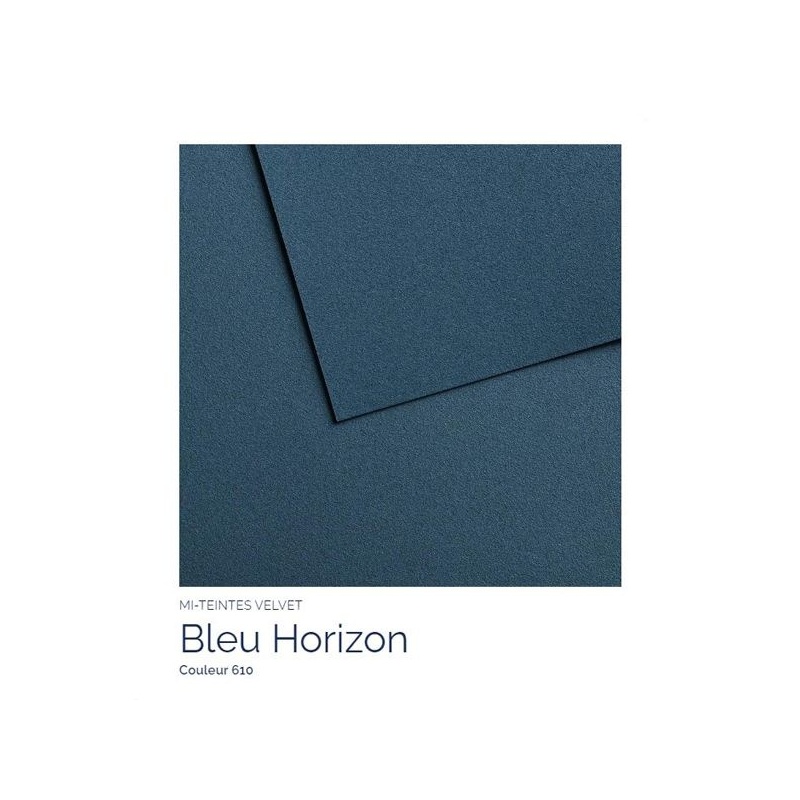 FEUILLE 430 G 50 X 65 BLEU HORIZON 610