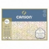 CANSON AQUARELLE BLOC COLLE 4 COTES  20 FEUILLES 300 G GRAIN FIN