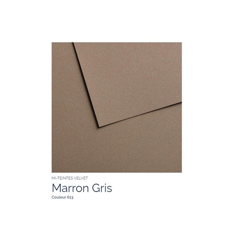 FEUILLE 430 G 50 X 65 MARRON GRIS 613