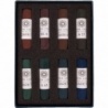 SET 8  SMALL PASTELS  DARK