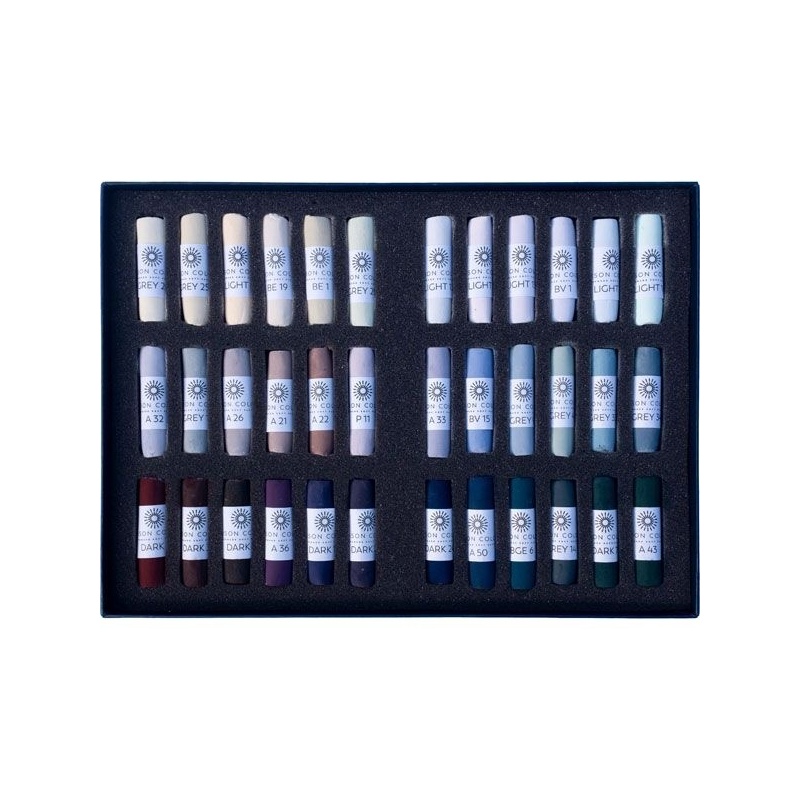 SET 36  PASTELS   OMBRE ET LUMIERE