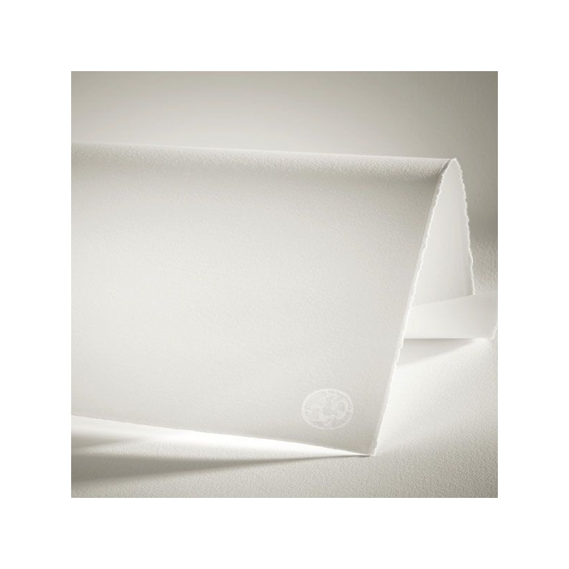 FEUILLE PAPIER EDITION D ART 100% COTON BLANC NATUREL 350 G