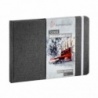 TONED LIVRE AQUARELLE FEUILLES COULEUR GRIS 60 PAGES 200 G