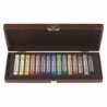 COFFRET BOIS PASTELS REMBRANDT STARTER 15