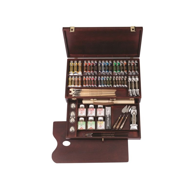 COFFRET BOIS EXCELLENT HUILE REMBRANDT