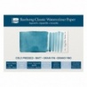 BLOC COLLE 4 CÔTES 100 % COTON 300 G 20 FEUILLES  GRAIN FIN 15 X 21