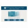 FEUILLE AQUARELLE 100 % COTON 300 G GRAIN FIN 28 X 38