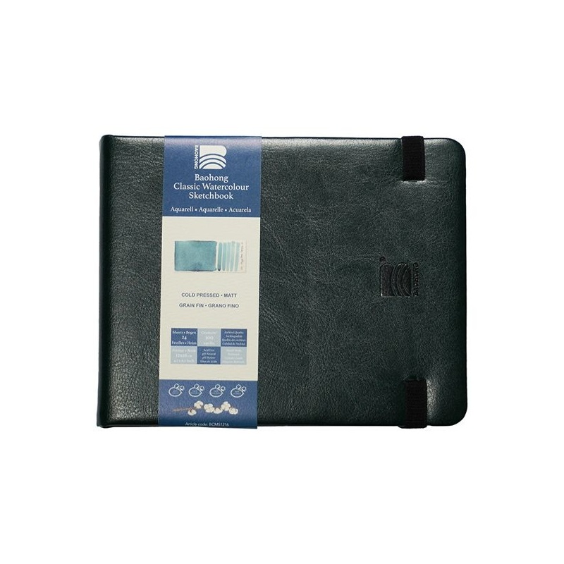 CARNET DE VOYAGE 100 % COTON 24 FEUILLES 300 G GRAIN FIN 12 X 16