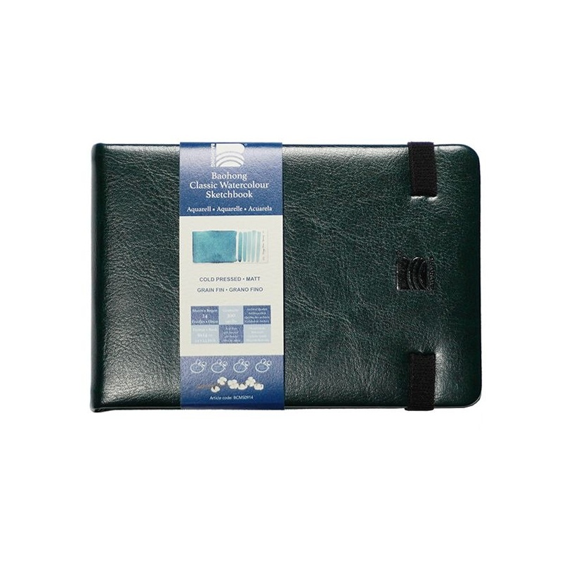 CARNET DE VOYAGE 100 % COTON 24 FEUILLES 300 G GRAIN FIN 9 X 14