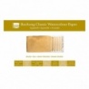 FEUILLE AQUARELLE 100 % COTON 300 G GRAIN TORCHON 38 X 56