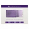 BLOC COLLE 4 CÔTES 100 % COTON 300 G 20 FEUILLES  GRAIN SATIN 38 X 53