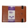 CARNET DE VOYAGE 100 % COTON 24 FEUILLES 300 G GRAIN SATIN 9 X 14
