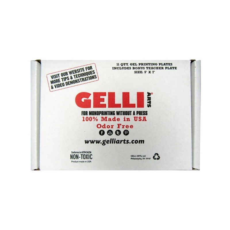 PACK COLLECTIVITE 11 PLAQUES POUR MONOTYPE PLATE 12.7 X 17.8 CM