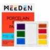 MEEDEN PALETTE PORCELAINE RECTANGULAIRE 13 X 18 CM 8 ALVEOLES