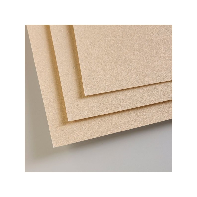 FEUILLE CONTRE COLLEE PASTELMAT EPAIS. 1.8 MM  SABLE