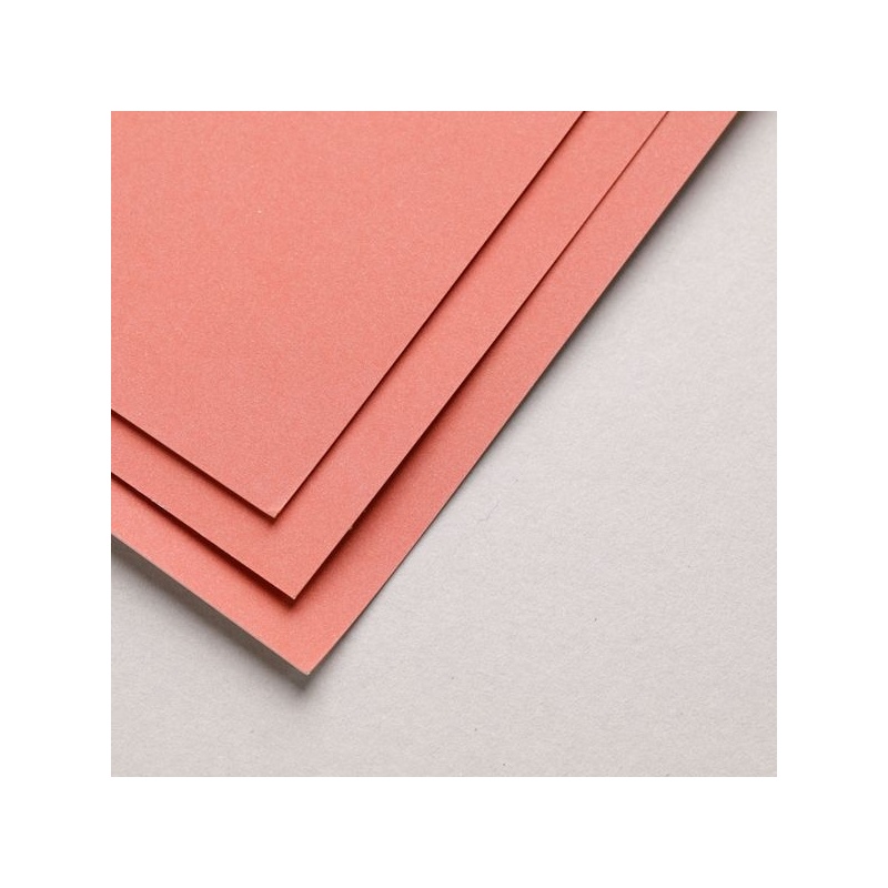 FEUILLE CONTRE COLLEE PASTELMAT EPAIS. 1.8 MM  SANGUINE