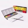 BOITE METAL 12 TUBES 10ML AQUARELLE EXTRA FINE 1 PINCEAU