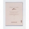 ESPRIT DU PASTEL BLOC SPIRALE 25 FEUILLES 130G GRIS