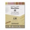 BLOC PASTEL CARD MIXED MEDIA 12 FEUILLES 410 G JAUNE DE NAPLES