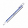 TOMBOW STYLO GOMME MONO ZERO BLEU BLANC NOIR POINTE RECTANGULAIRE 2.5 X 5 MM